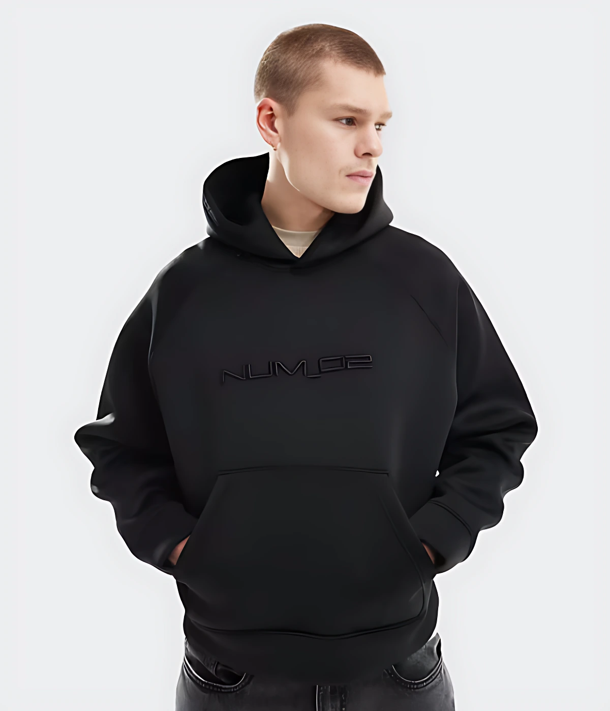 Bershka boxy fit premium hoodie in black - Best Winter hoodie