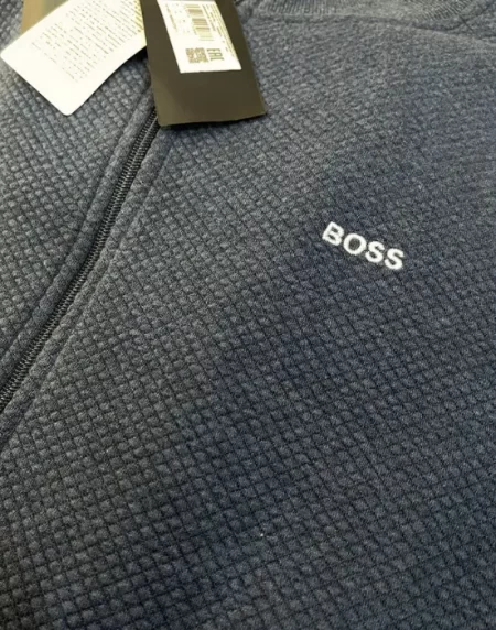 Boss Quilted Tracksuit Mid Blue - Boss winter tracksuit in Pakistan