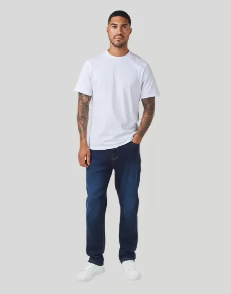 Straight Leg Denim Jeans - closure ldn regular fit jeans