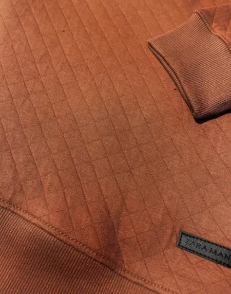 ZARA Man Sweatshirt in Caramel Brown color In PakistanZARA Man Sweatshirt in Caramel Brown color In Pakistan