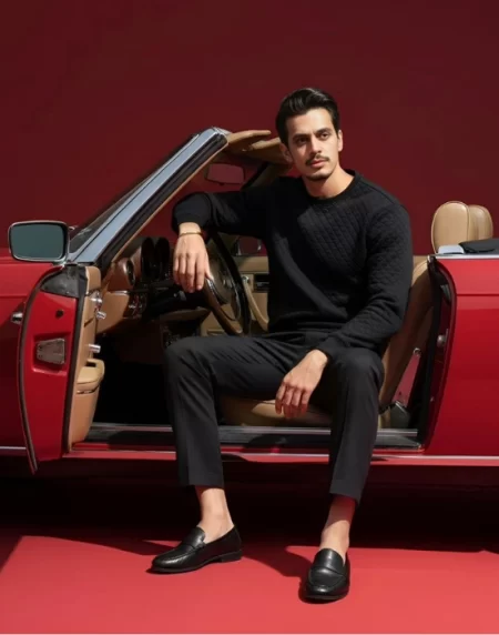 Zara Man Sweatshirt Black color