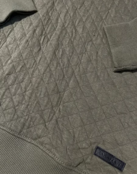 Zara Man Sweatshirt Grayish Green - Sweatshirts in Pakistan