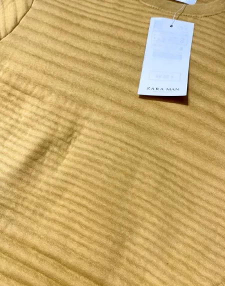 Zara Man Sweatshirt Mustard Color