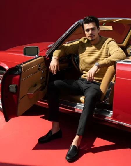 Zara Man Sweatshirt Mustard Color - soft sweatshirt in Pakistan